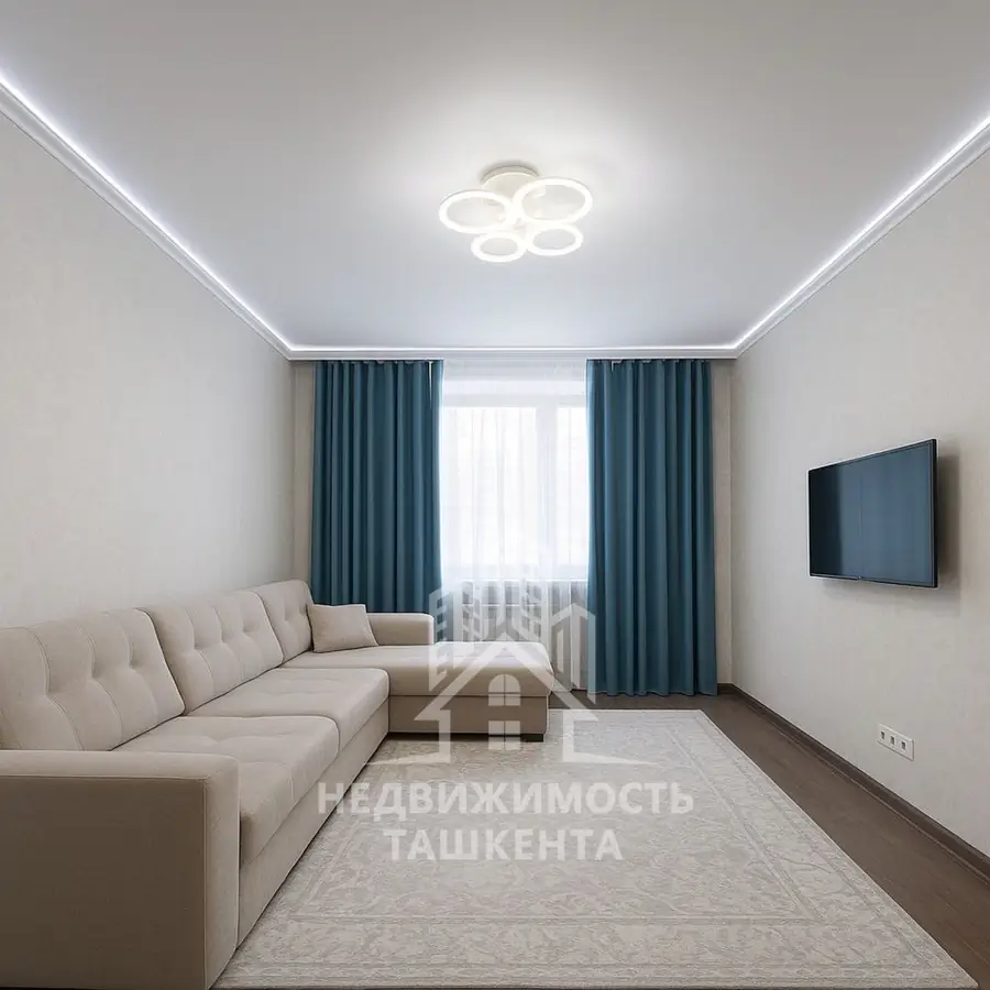 3 xonali kvartira − 60 m², 2/7 qavat