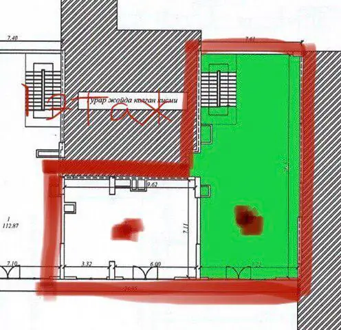 Ofis − 326 m², 1/2 qavat
