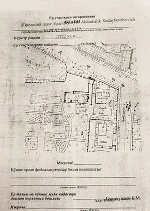 Tijoriy yer maydoni − 12 sot