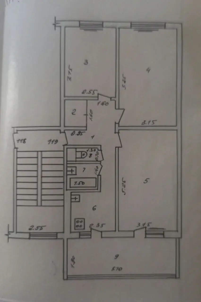 Продается 3-комнатная квартира − 70 м²