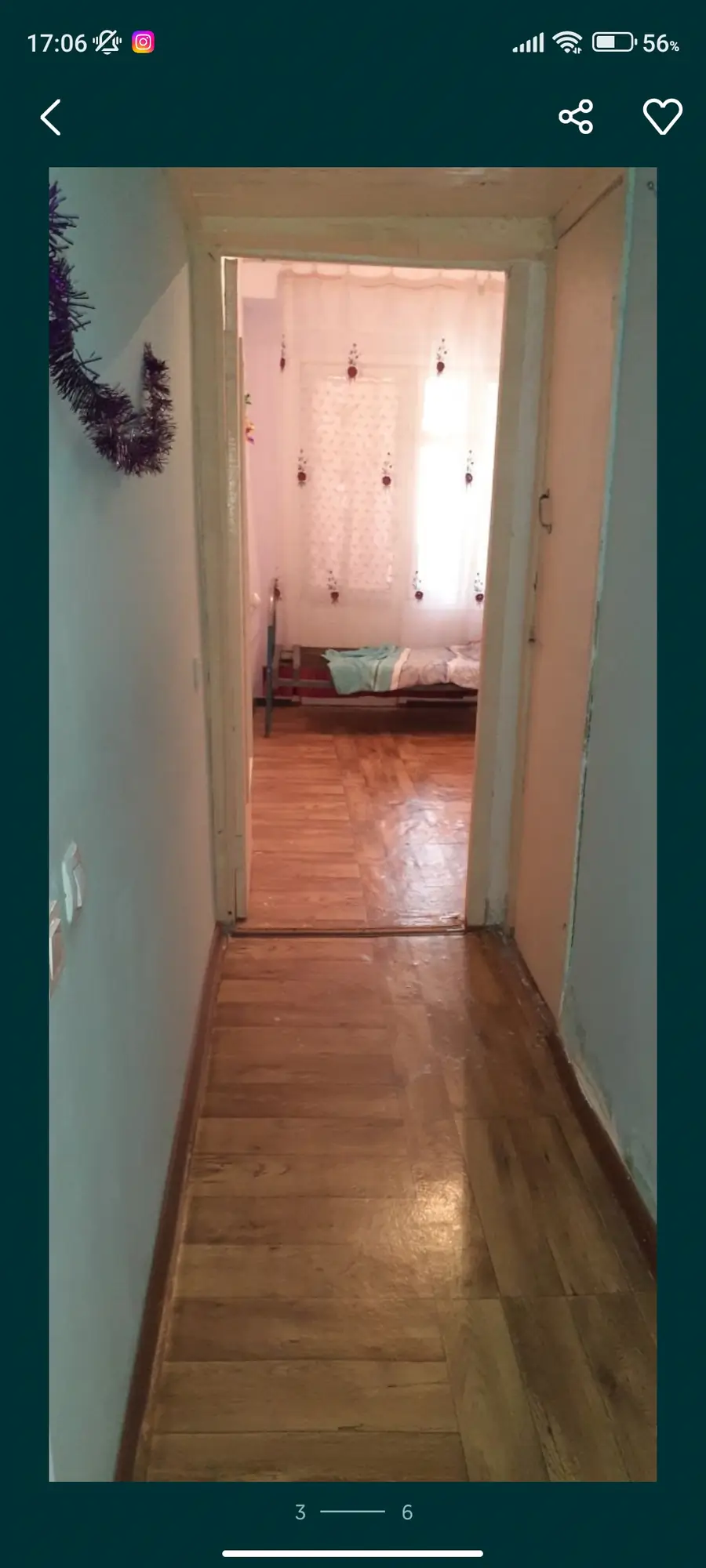 Продается 2-комнатная квартира − 42 м²