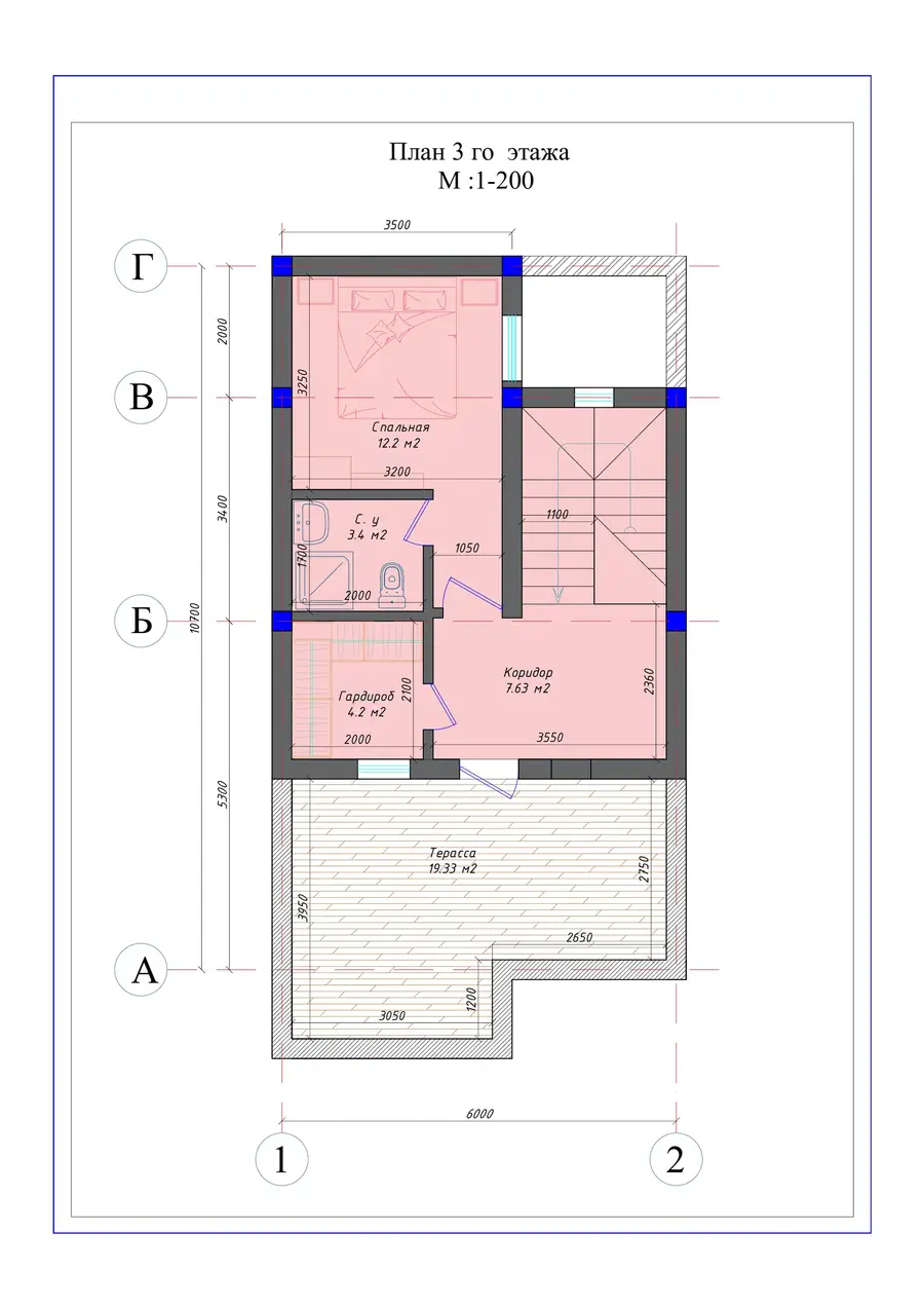 Продается 6-этажный таунхаус − 145 м²