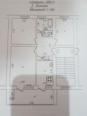 Продается 3-комнатная квартира − 69 м²