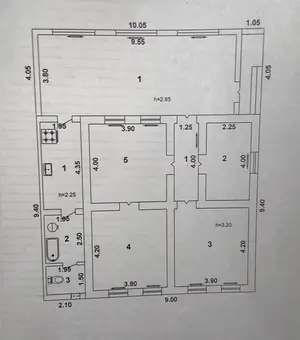 1 qavatli uy sotiladi − 406 m²