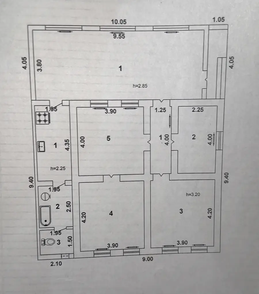 Продается 1-этажный дом − 406 м²