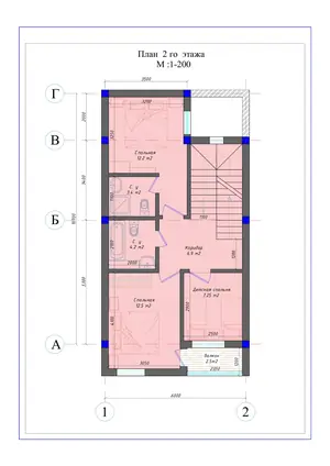 Продается 6-этажный таунхаус − 145 м²