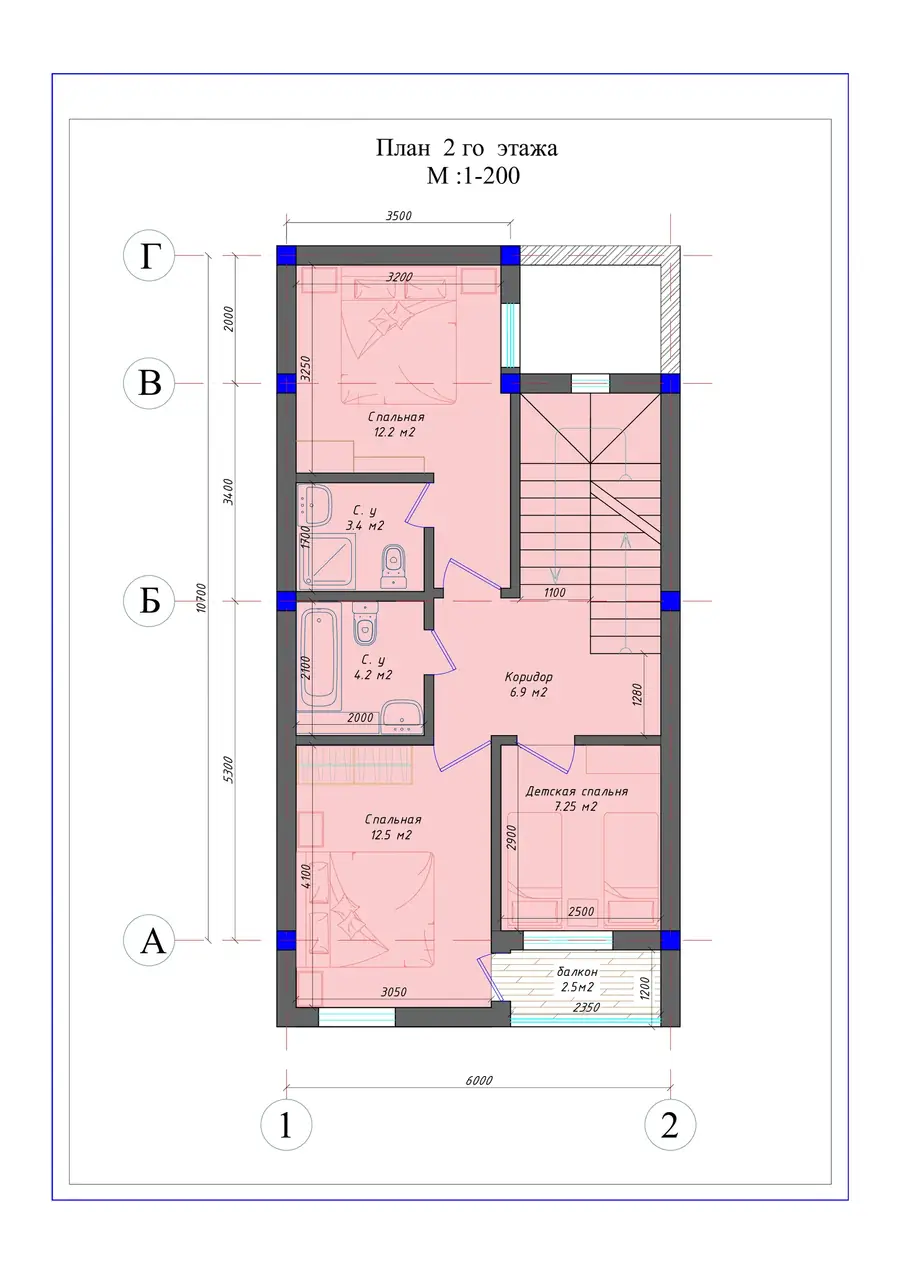 Продается 6-этажный таунхаус − 145 м²