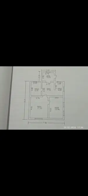 1 qavatli uy − 55 m², 5 sot.