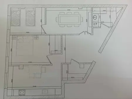 3 xonali kvartira − 77.4 m², 6/7 qavat