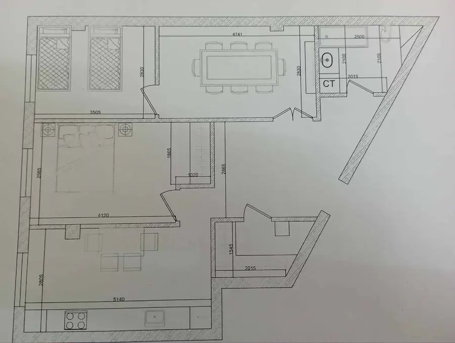 3 xonali kvartira sotiladi − 77.4 m²