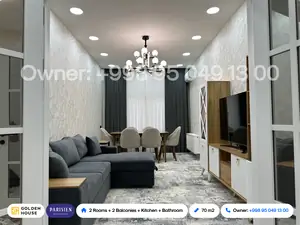 2 xonali kvartira − 70 m², 4/8 qavat