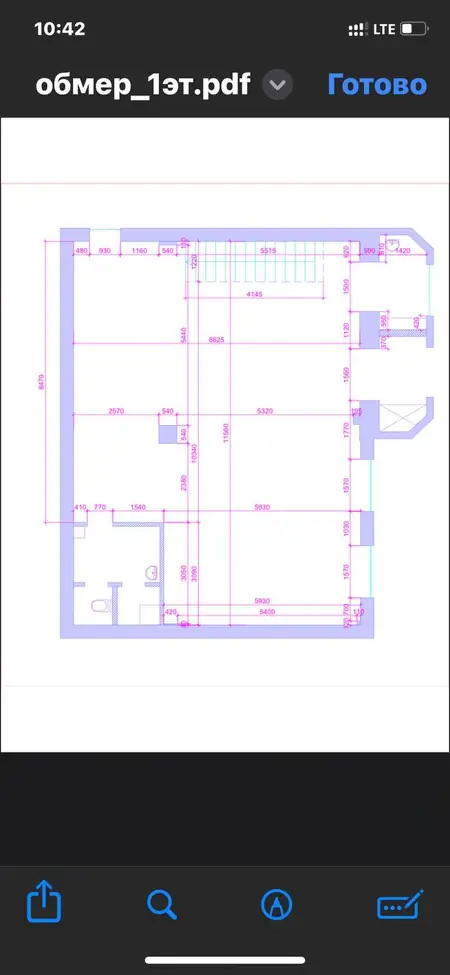 Ofis − 207 m², 1/6 qavat