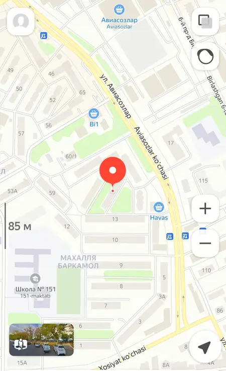 1-комнатная квартира − 40 м², 1/5 этаж