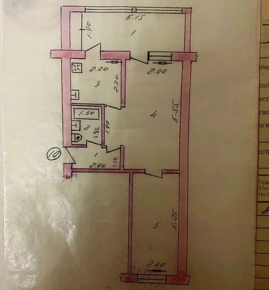 2 xonali kvartira sotiladi − 58 m²