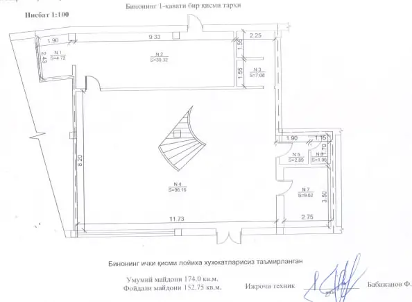 Сдается офис − 224 м²