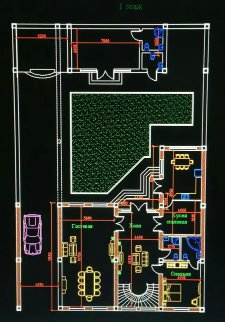 3 qavatli uy − 400 m², 6 sot. 