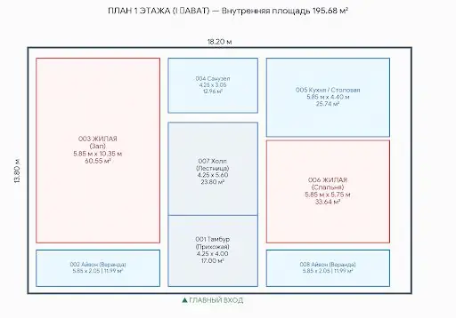 3 qavatli uy sotiladi − 600 m²