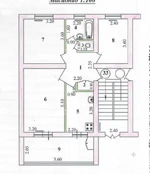 Ijaraga 3 xonali kvartira − 62 m²