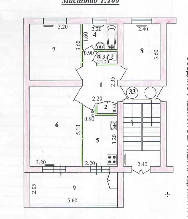 Ijaraga 3 xonali kvartira − 62 m²