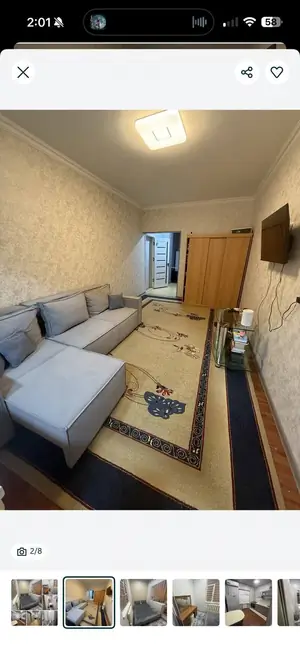 1 xonali kvartira − 40 m², 2/9 qavat