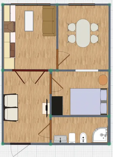 2-комнатная квартира − 44 м², 10/10 этаж