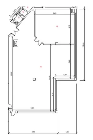 Ijaraga ofis − 176 m²