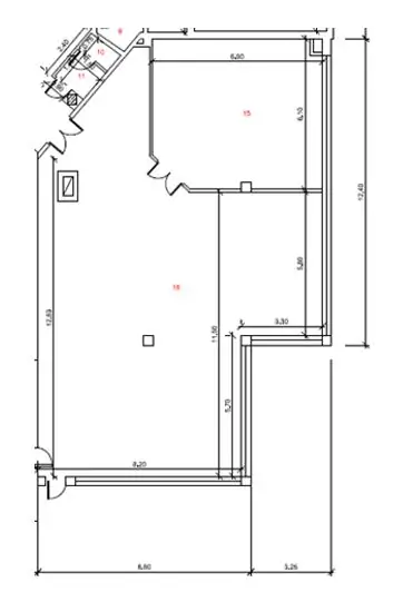 Ijaraga ofis − 176 m²