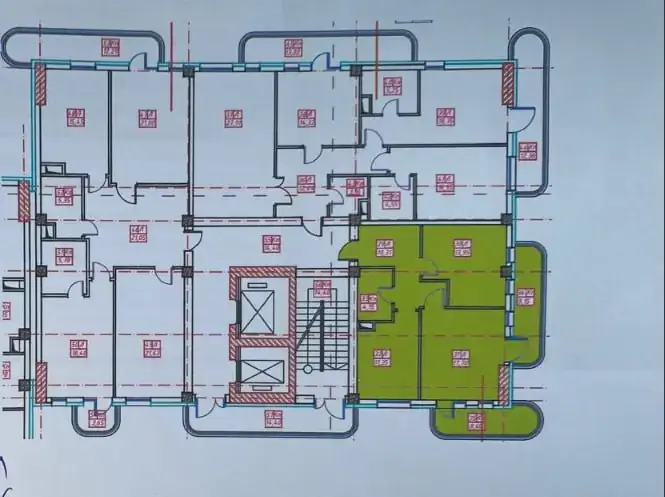 2 xonali kvartira sotiladi − 63 m²