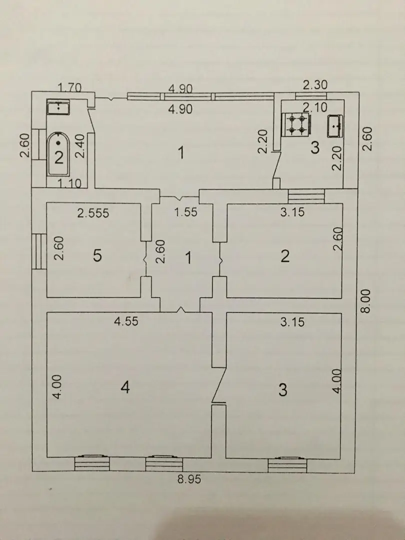 1 qavatli uy sotiladi − 95 m²