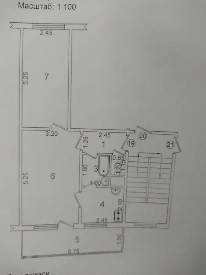 Продается 2-комнатная квартира − 49.4 м²