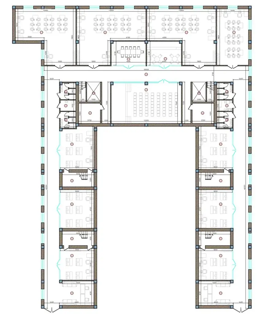 Ijaraga ofis − 100 m²