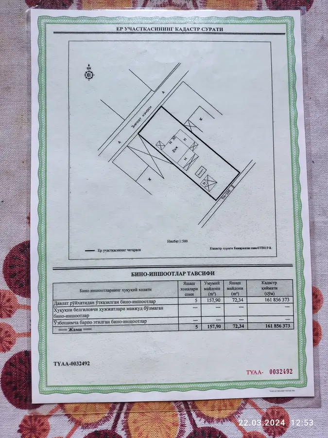 2 qavatli uy sotiladi − 160 m²