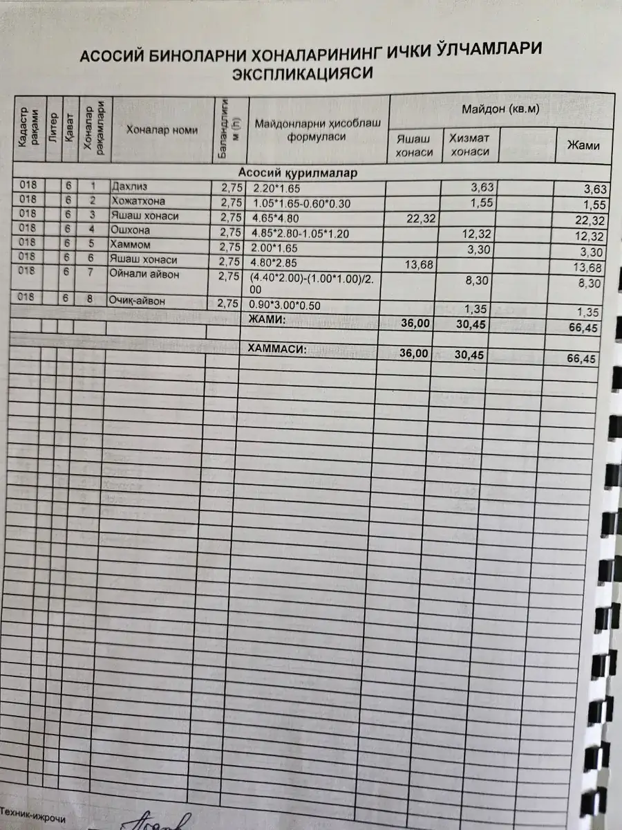 Продается 2-комнатная квартира − 66.5 м²