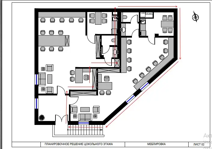 Сдается офис − 66.4 м²