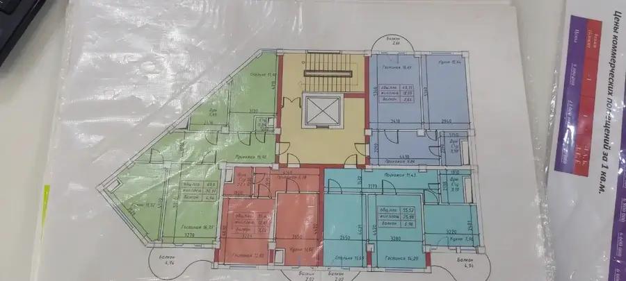 Продается 1-комнатная квартира − 49 м²