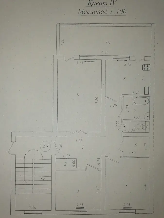 3 xonali kvartiraning 58.3% sotiladi − 75.8 m²