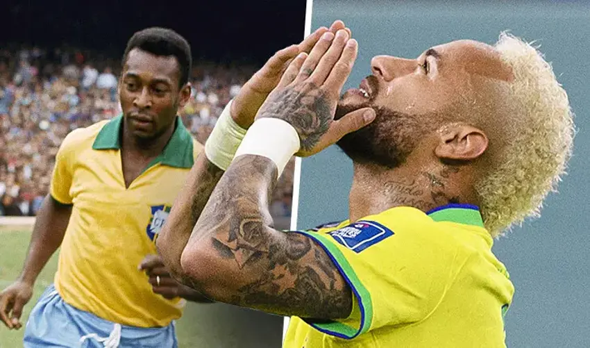 Neymar afsonaviy Pelening rekordini yangiladi