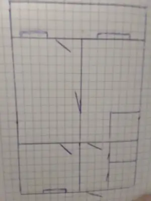 2 xonali kvartira sotiladi − 52 m²