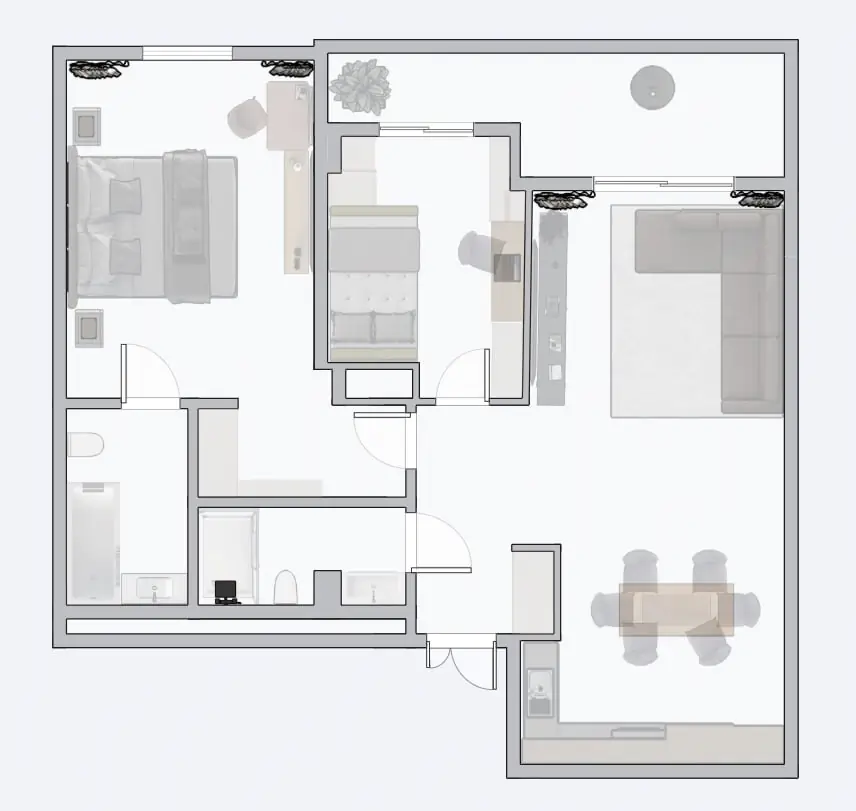 Продается 3-комнатная квартира − 81 м²