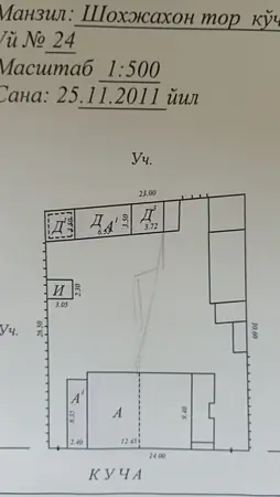 2-этажный дом − 1 м², 3.4 сот.