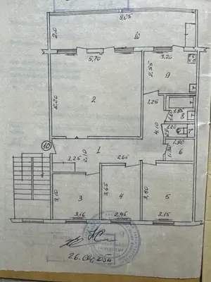 5 dan ortiq xonali kvartira − 110 m², 5/5 qavat