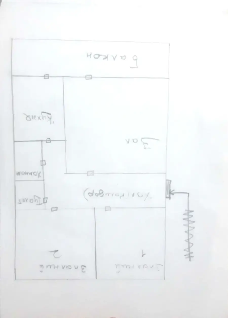 3 xonali kvartira sotiladi − 88 m²