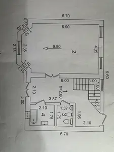 2 qavatli uy sotiladi − 466 m²