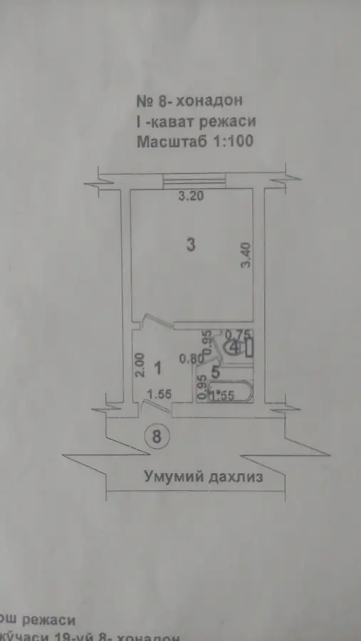 Продается 1-комнатная квартира − 17 м²