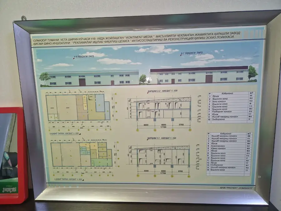 Ijaraga savdo-sotiq maydoni − 1100 m²