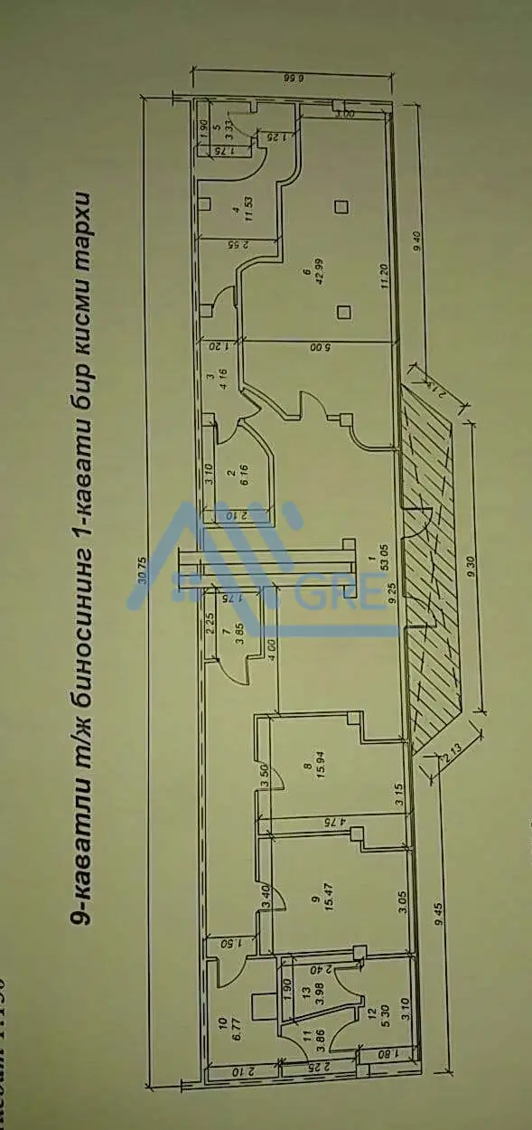 Ofis sotiladi − 220 m²