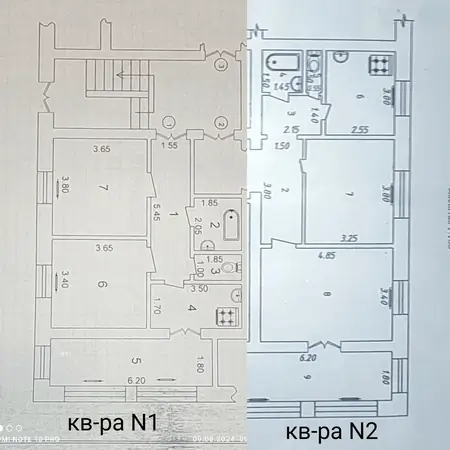 4 xonali kvartira − 124 m², 1/2 qavat