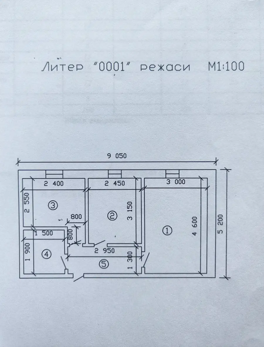 2 xonali kvartira sotiladi − 47 m²