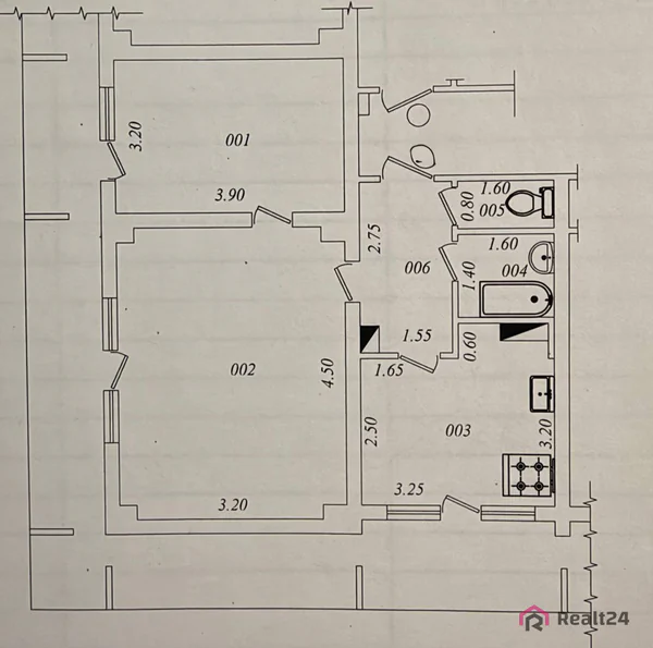 2 xonali kvartira sotiladi − 72 m²