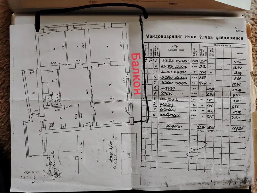 Более 5 xonali kvartira sotiladi − 130 m²